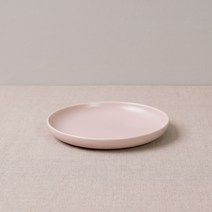 보울보울 볼볼홈파티 디저트 플레이트, 파우더핑크, 1개