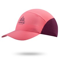 아오니지에 런닝 마라톤 등산 캡 모자 E4107, 핑크