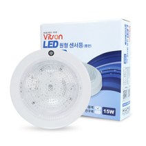 비츠온 LED 원형 센서등 15W 주광색