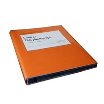 비비드 포토앨범 화이트접착식, Orange, 25매