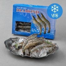 다이아몬드 홍다리 얼룩새우 15마리 (냉동), 500g, 1팩