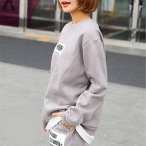 여성용 먼데이 기모 트레이닝 상하의 세트