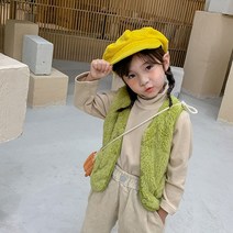 투에스벅 아동용 슬림 포켓 털조끼