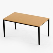 209애비뉴 제로데스크 게이밍 게임용 컴퓨터책상 1000x600x740, 비치(상판) + 블랙(프레임)