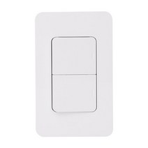 제일전기 디아트 매입콘센트 커버 화이트 스위치 3로 2구, 1개