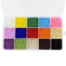 아트니즘 시드비즈 DIY 마스크스트랩 팔찌 반지 만들기 15색 세트 3mm, A타입 비비드