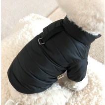 바이담수미 강아지옷 디링경량패딩, 블랙