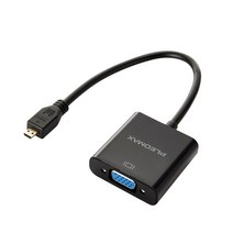 플레오맥스 Micro HDMI M to VGA F 컨버터 15cm, PL-HV03