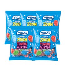 비달 메가줌 페인터 캔디 랜덤발송, 125g, 5개