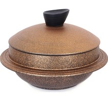 SILVERSTAR 살림살이 인덕션IH 황금가마솥, 22cm, 혼합색상
