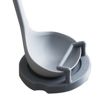 실리콘 조리기 국자받침, 그레이, 1개