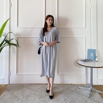 리사브 절개 브이원피스 OPS6084K12