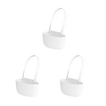 더블레이어 수세미 보관 바구니, 화이트, 3개