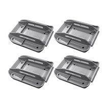 RVMOTORS 빅풋 카라반 모터홈 아웃트리거 보조발판 다크 그레이, 4개