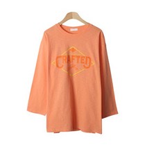 린다샵 여성용 렌데미 나염 박시핏 긴팔 티셔츠 T6237K12