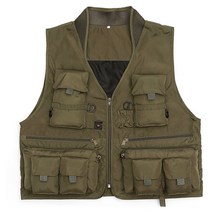 엑티브 멀티포켓 레저 조끼, 카키