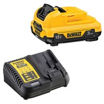 디월트 리튬 이온 충전기 DCB115 + 배터리 12V MAX DCB124, 1세트