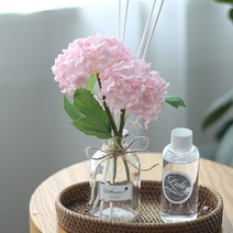 벚꽃수국 플라워 디퓨저 병 + 용액 100ml + 핑크수국 + 스틱 4p + 선물박스 세트, 7. 까시스