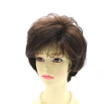 끌레오라미 크라운 고열사 인조통가발 S111 + 망 + 똑딱이 3p, 와인브릿지(가발), 단일색상(망), 혼합색상(똑딱이), 1세트