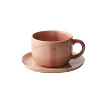 까사무띠 노세 스벨트 티컵세트 400ml, 로즈, 1개