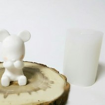 3D 앉은 입가린 베어 몰드, 혼합색상