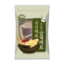 국산재료로 만든 삼계 재료, 1개, 100g