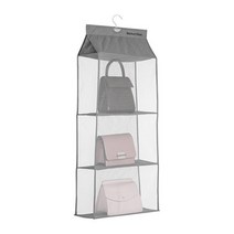 마켓플랜 메쉬 가방 정리 보관함 3단 그레이, 1개입, 1개