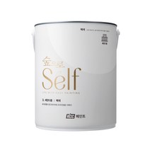 KCC 숲으로 셀프 베란다용 에그쉘 수성페인트 3L, 백색