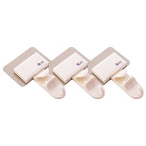 벽걸이 세면대 후크, 화이트, 3개