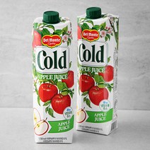 델몬트 cold 사과주스, 1L, 2개