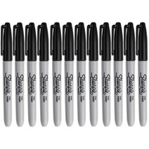 샤피 유성 네임펜 FINE SF3005, 블랙(SF30051A), 12개
