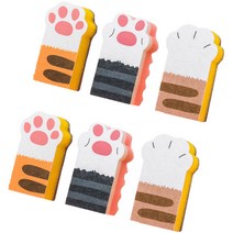 귀여운 냥발 수세미 핑크 3종 세트, 2세트, 3개