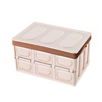 접이식 트렁크 수납박스 30L, 브라운