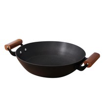 지스페로 무쇠 주물 양수 궁중팬, 28cm, 1개