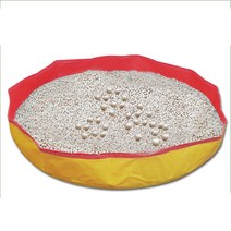 편백아트 편백칩 20kg + 볼 놀이세트 대, 레드 + 옐로우