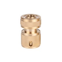 PVC 골드 메탈 호스줄 연결부품, 1개