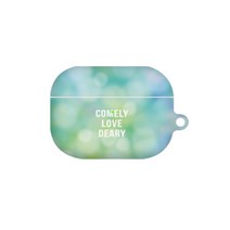 단부리 버블아트 에어팟 3세대 하드 케이스 + 카라비너, 컴리