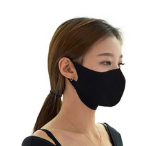 케어플러스 도전사 골프 마스크, 블랙