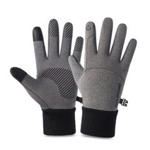 싸이클 겨울방한 스마트폰 터치 등산 장갑, 그레이