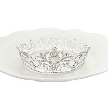 하트 크라운 케이크 왕관 토퍼, 1개