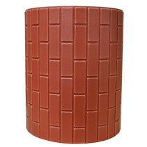 데코리아 접착식 보온 단열 모노타일 폼블럭 66cm x 5m BLK-223, 와인레드, 1개