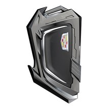 크로니클 캐딜락 에스컬레이드/ XT6 / XT4 / CT5 / CT4 CRONIC401 메탈 키케이스 + 키링, A타입 그레이