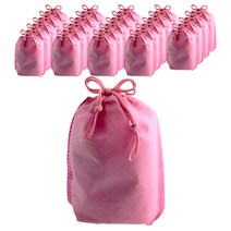 부직포 복주머니 더스트백 12 x 15 cm 25p, 핑크, 1개