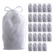 부직포 복주머니 더스트백 27 x 30 cm 25p, 화이트, 1개