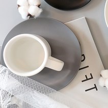 파스텔 벤자민 무광 플레이트, 쿨그레이, 1개