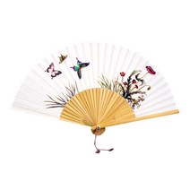디자인가안채 화조도 부채, 화조도 아이보리, 1개