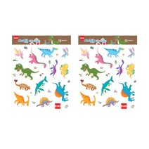 EnO 마시멜론 그림 자석놀이 2p, 공룡