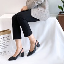 슈카르페 여성용 폭신 구름 슬링백 힐 3cm