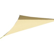 쾌청 삼각타입 방수 그늘막 썬쉐이드 3.6 x 3.6 x 3.6 m, 베이지, 1개