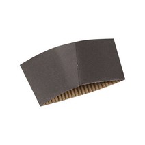 포테가르 블랙 골지 일회용 컵홀더, 1000개입, 1개